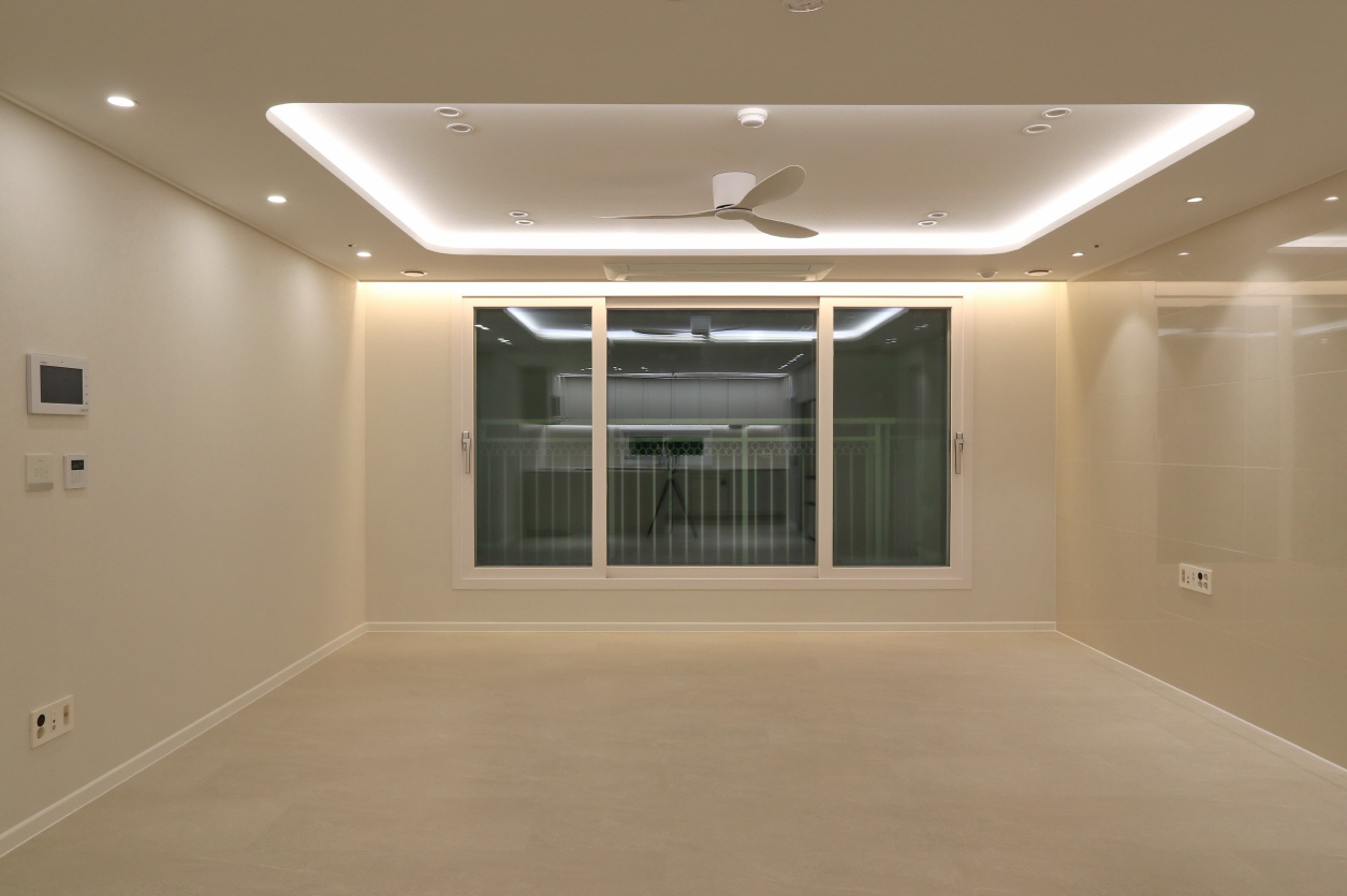 대전 관저동 예미지아파트 34평 확장형 인테리어, 라운드 간접등박스 추천합니다!!